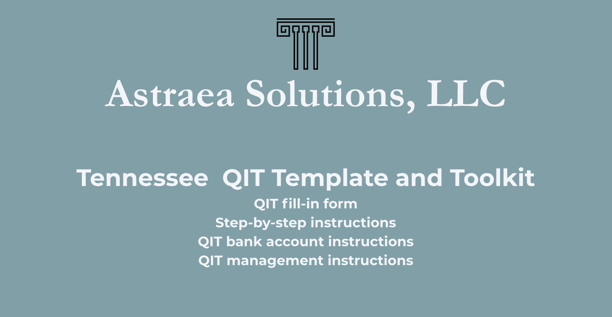 Tennessee QIT Form | Qualified Income Trust Templates for TennCare ...